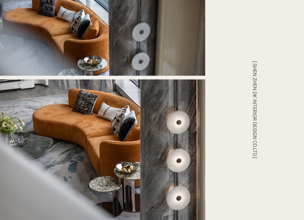 Light luxury style collocation