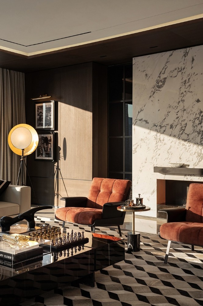 Light luxury style collocation