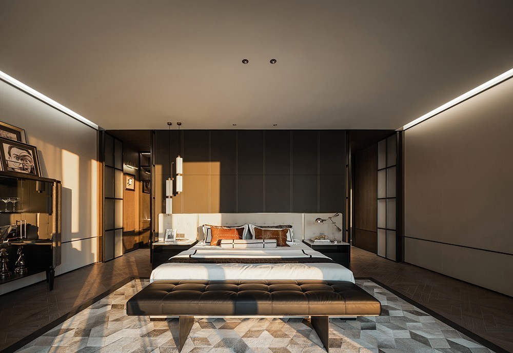 Light luxury style collocation