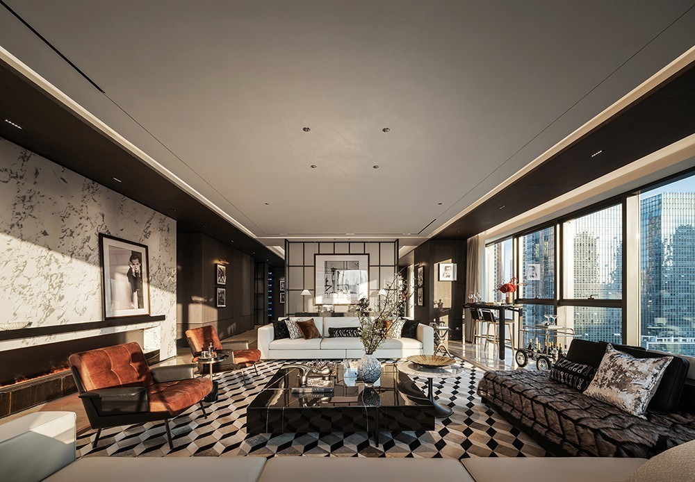 Light luxury style collocation