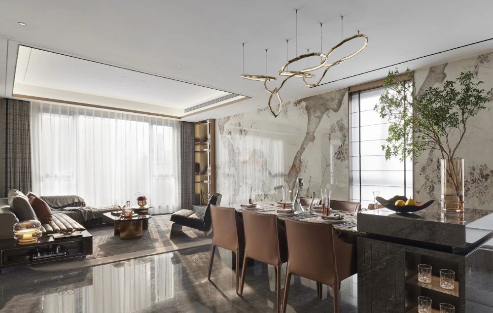 Light luxury style collocation