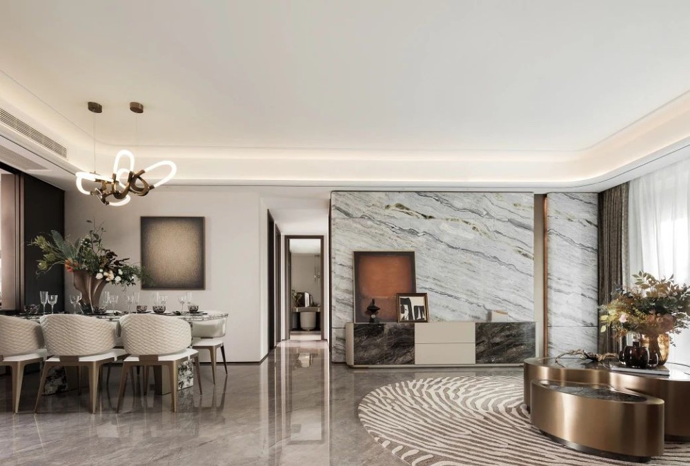 Light luxury style collocation