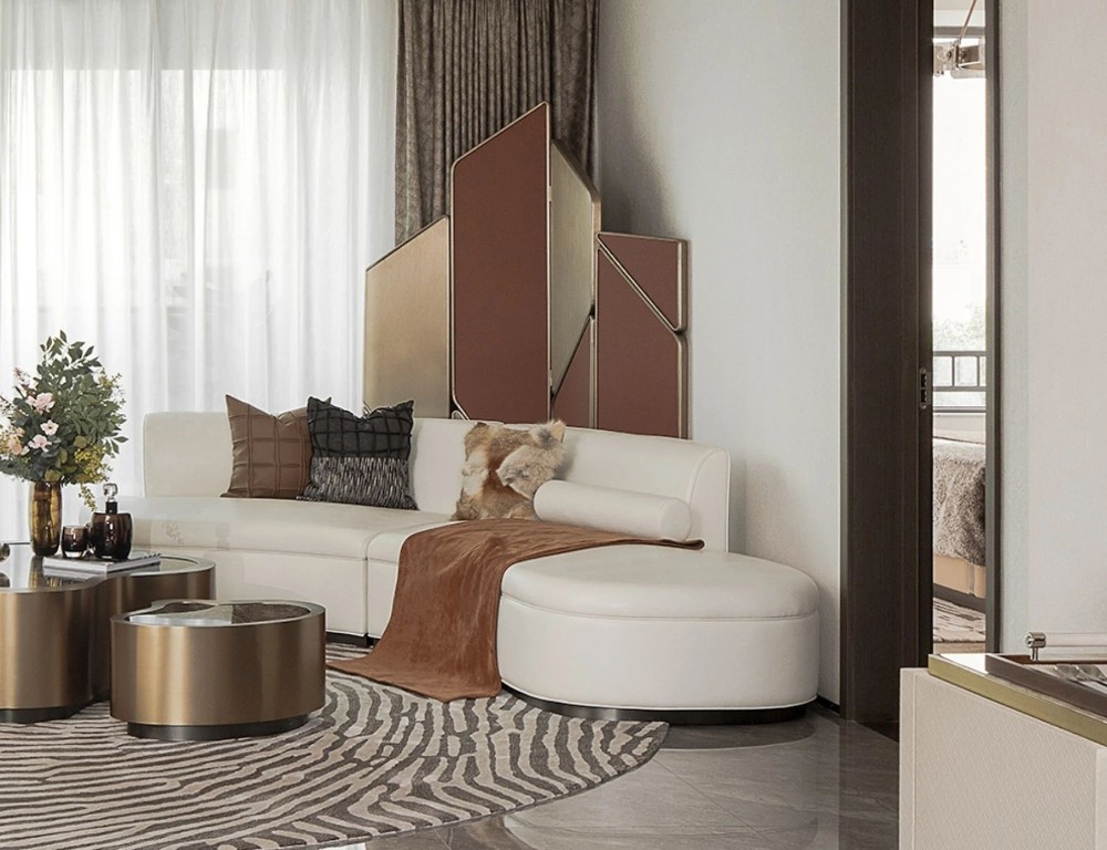 Light luxury style collocation