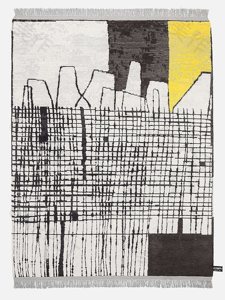 Segni Minimi 1 Rug - Yellow