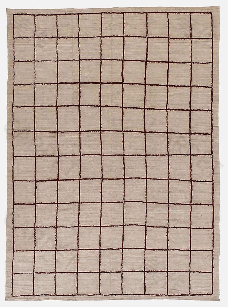 Plaid Rug - Hibiscus