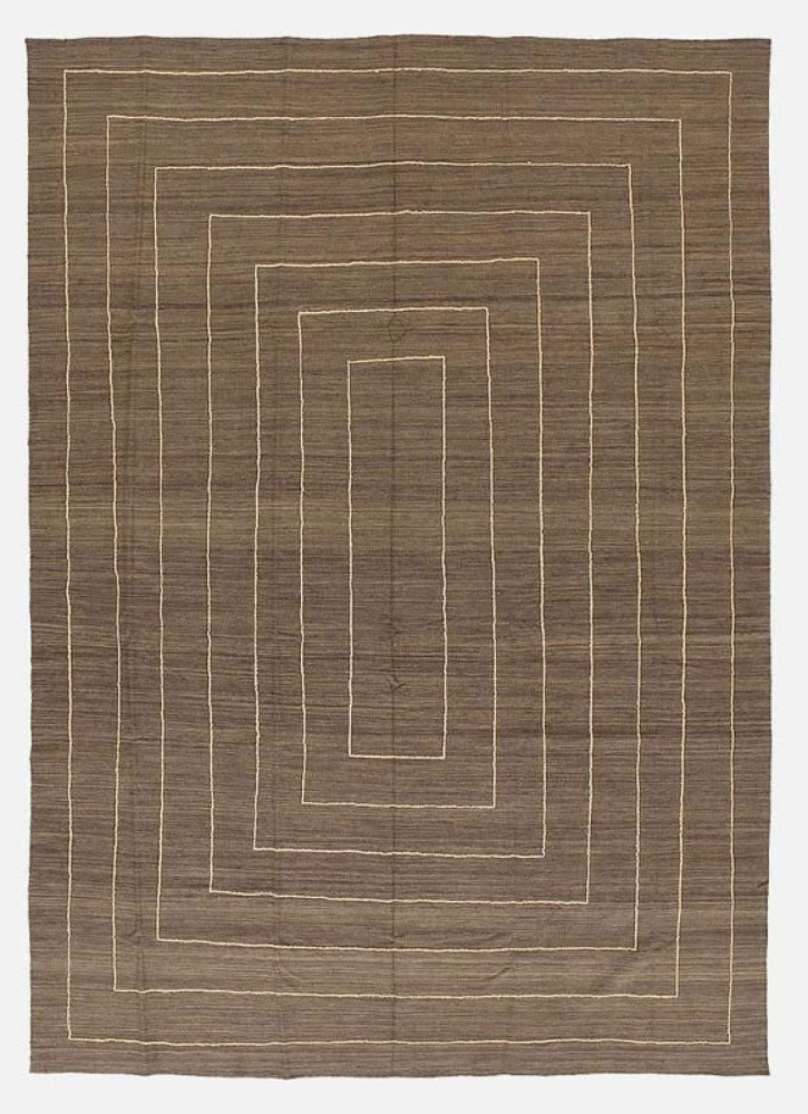 Plaid Rug - Earl Grey