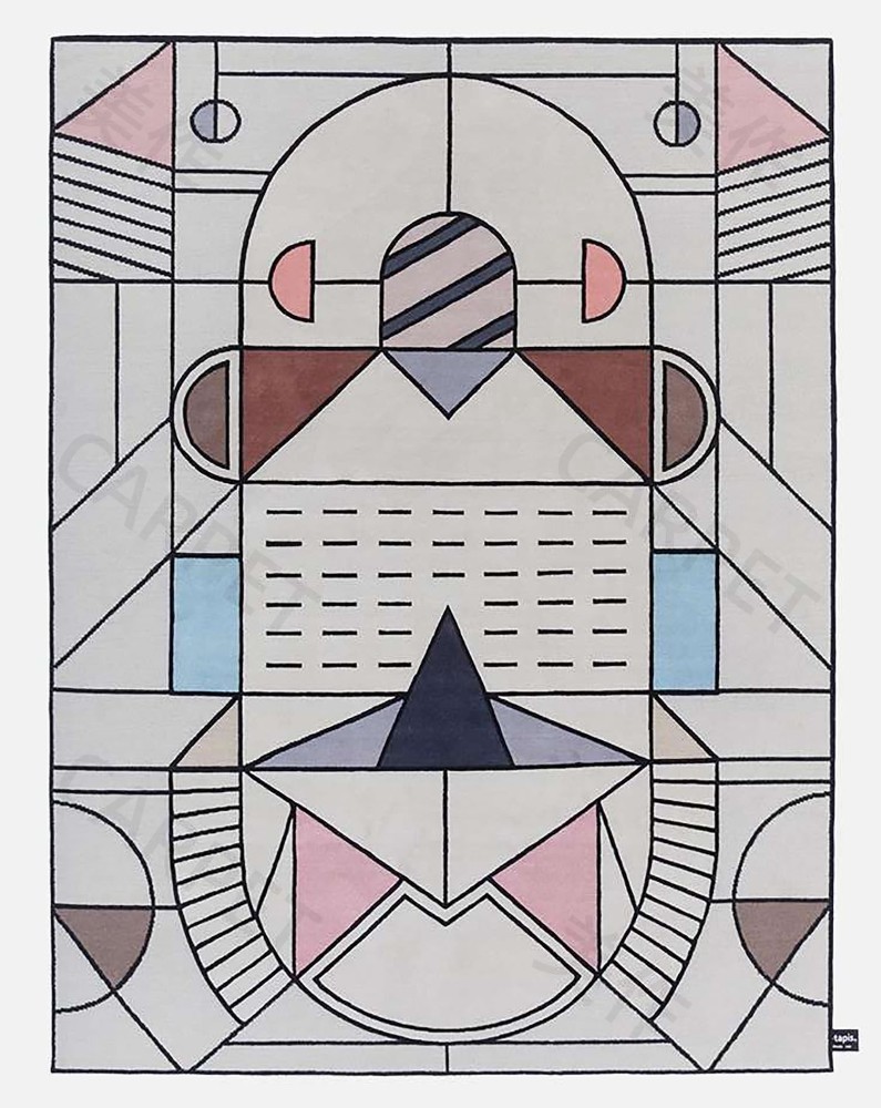 Flatlandia Cartesio Outline Rug