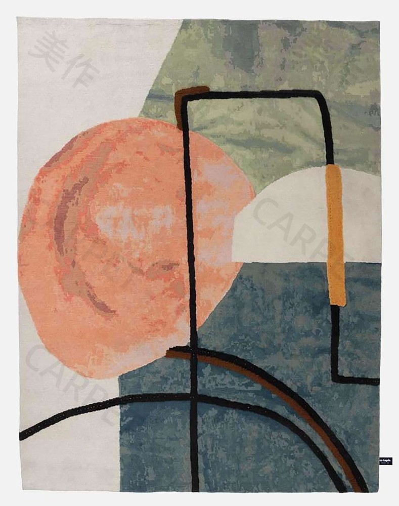 Doodles Rug - Interior With Table Rug