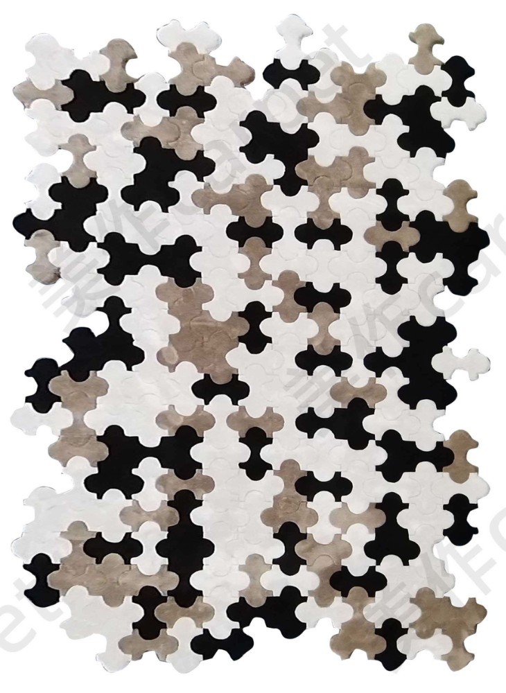 Cowhide carpet