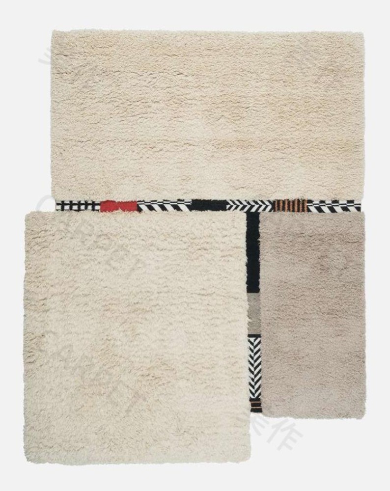 Tribu Mata Rug - Undyed