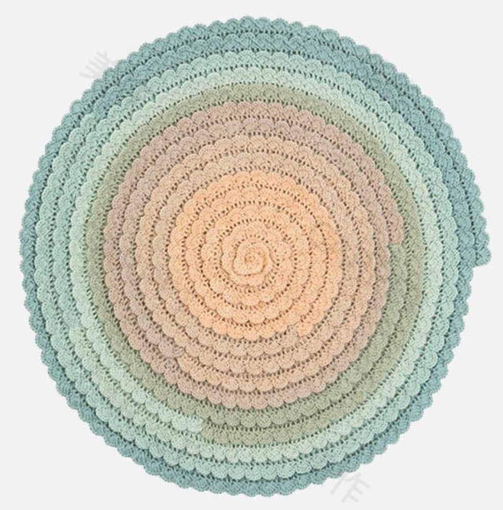 Swirl Rug Winter