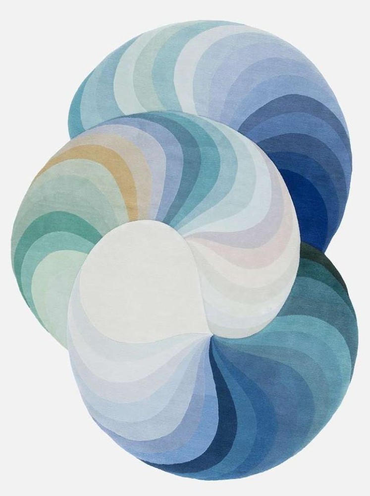 Slinkie Triple Rug - Blue