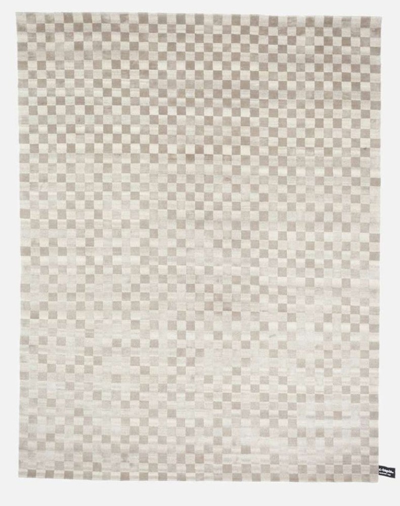 Damier 2.0 Rug - Light Sleek