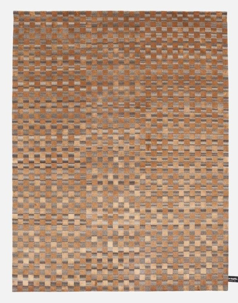 Damier 2.0 Rug - Dark Copper