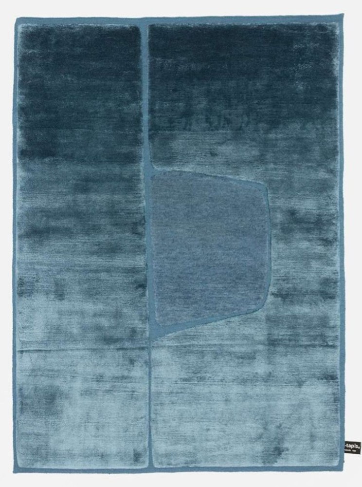 Cut Out Monocromo Rug - Petrol