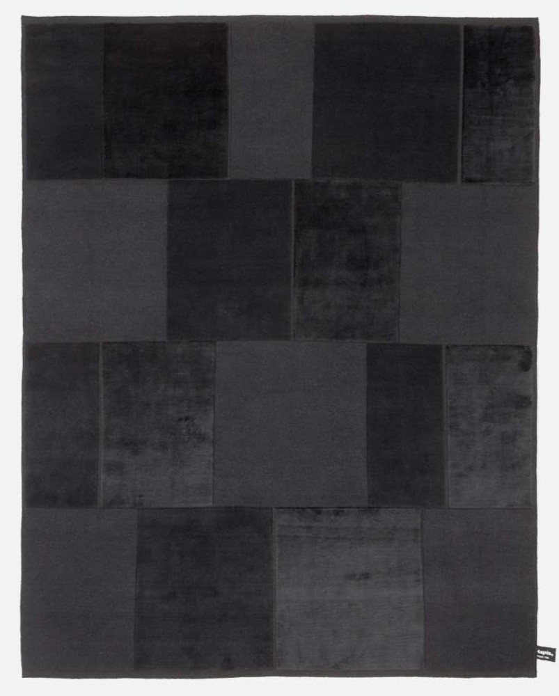 Casellario Monocromo Rug - Black