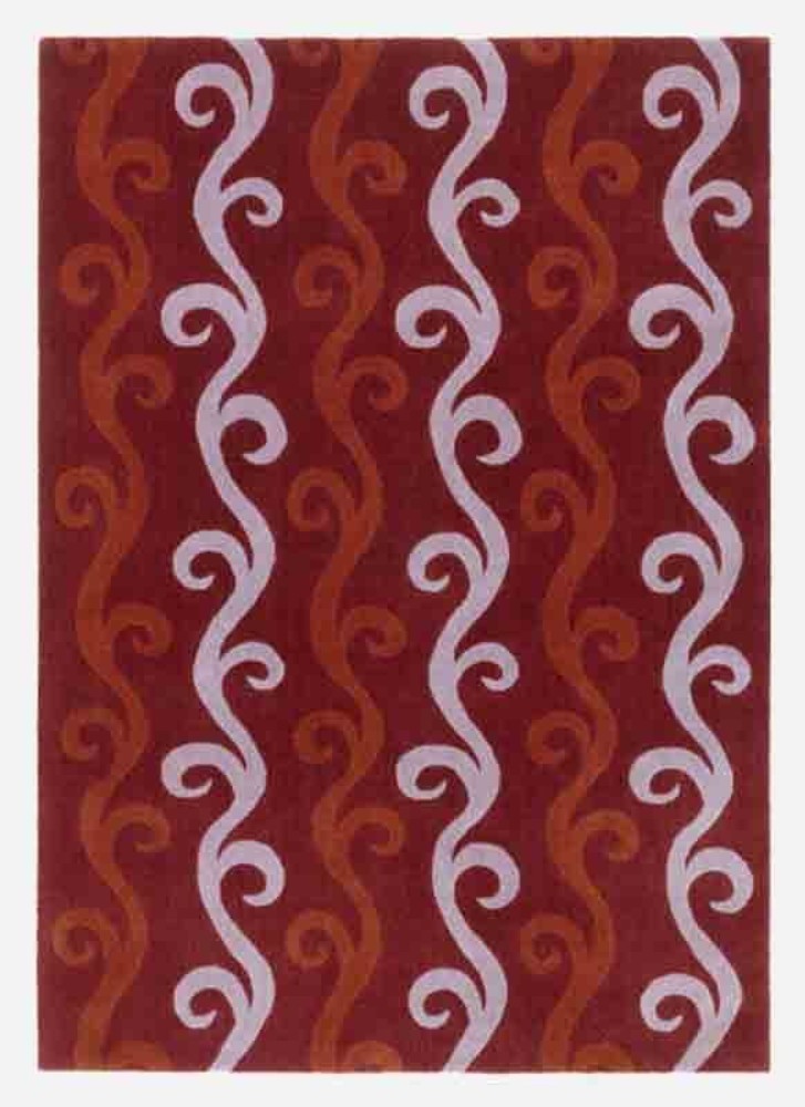 Wiggle Stripe - Maroon