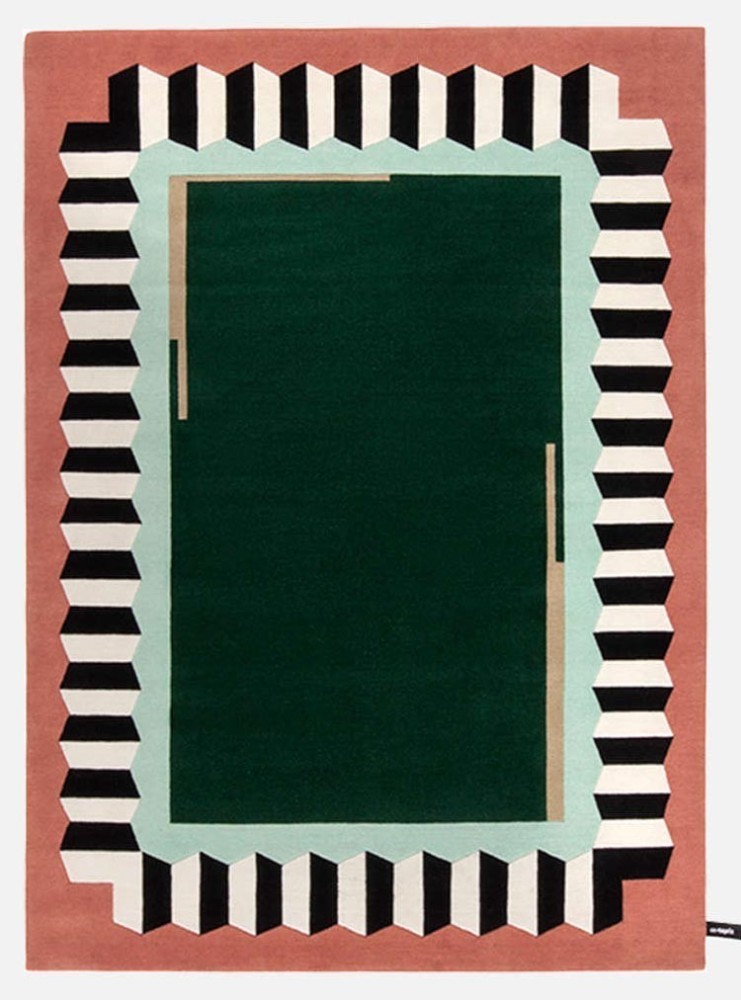 So Much Fun - Plein Cadre Hexagone Rug - Vert Pop