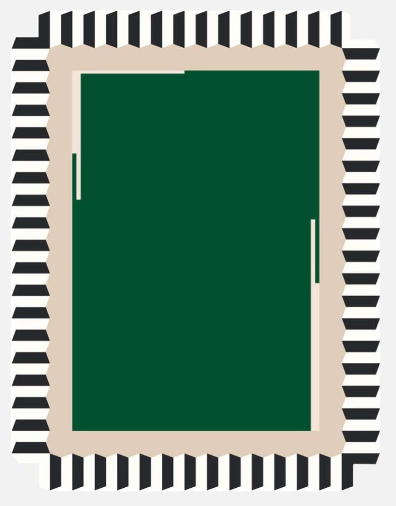 So Much Fun - Dentelle Hexagone Rug - Vert Tranquille