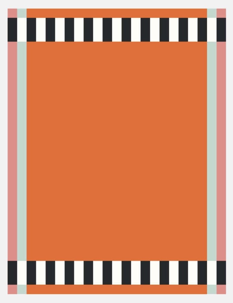 So Much Fun - Strict Rayures Rectangle Rug - Classic