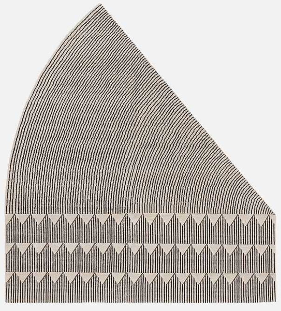 Plasterworks B Rug - Black and White