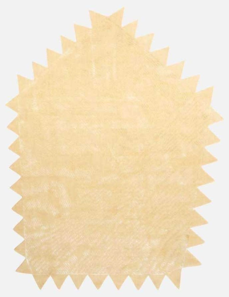 Moiré Zig Zag Cream Rug