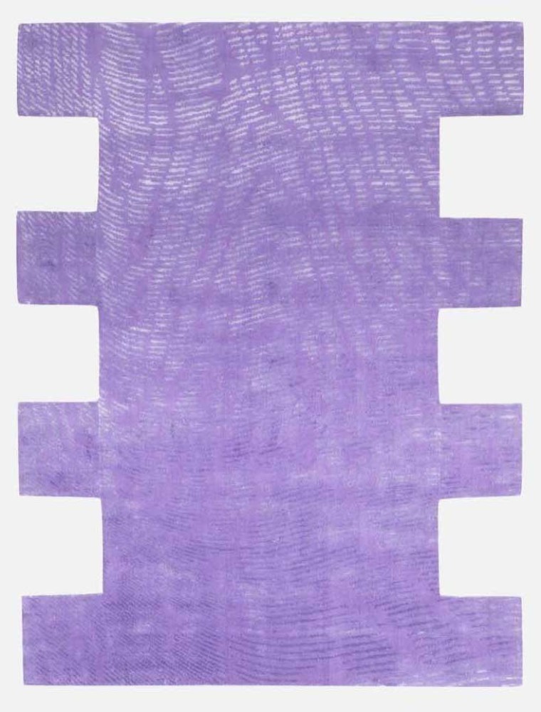 Moiré Quadratic Lilac Rug