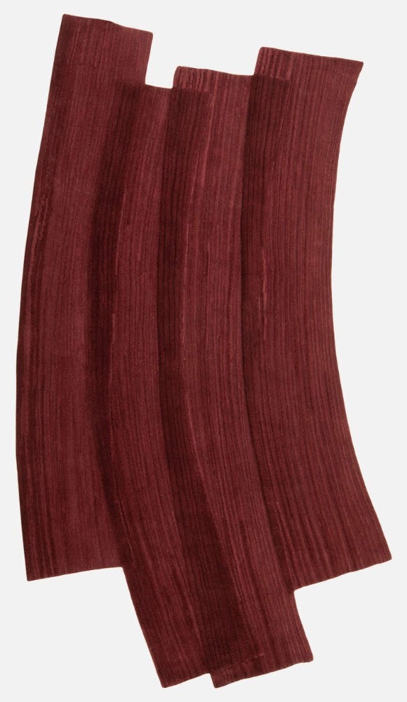 Stroke 1 Rug - Burgundy