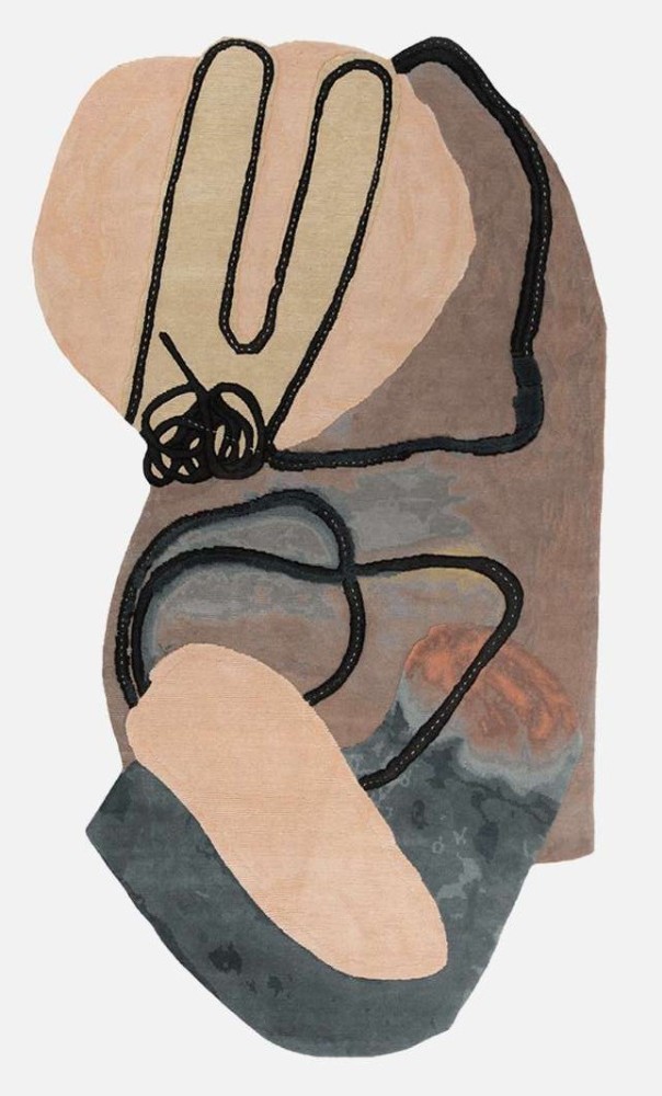 Doodles Rug - Reclining Figure