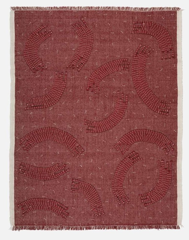 Inventory Quilt Rug - Red