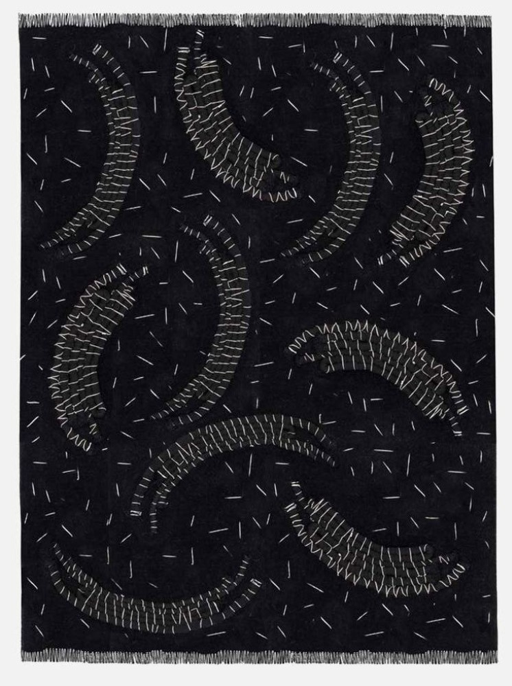 Inventory Quilt Rug - Black