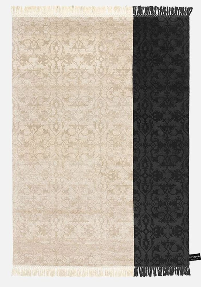 Dipped Lotto Rug - Black