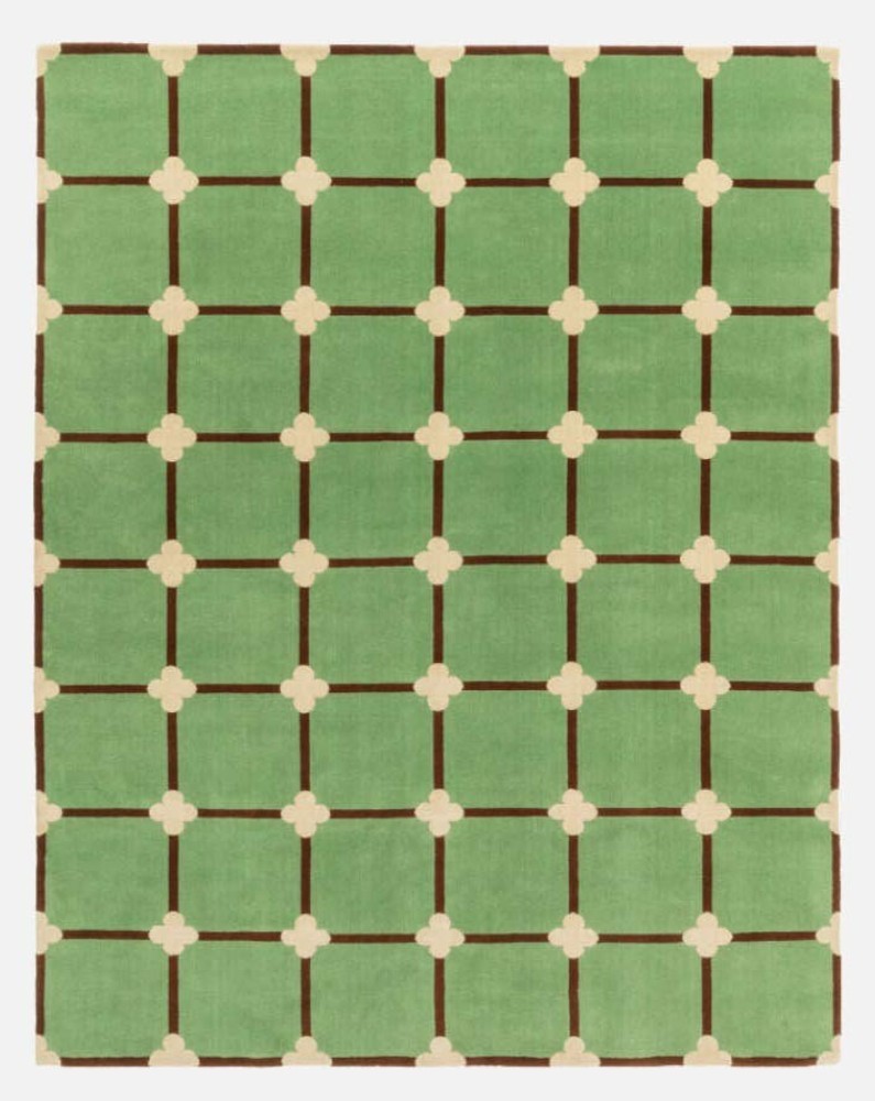 Flower Grid Big - Green