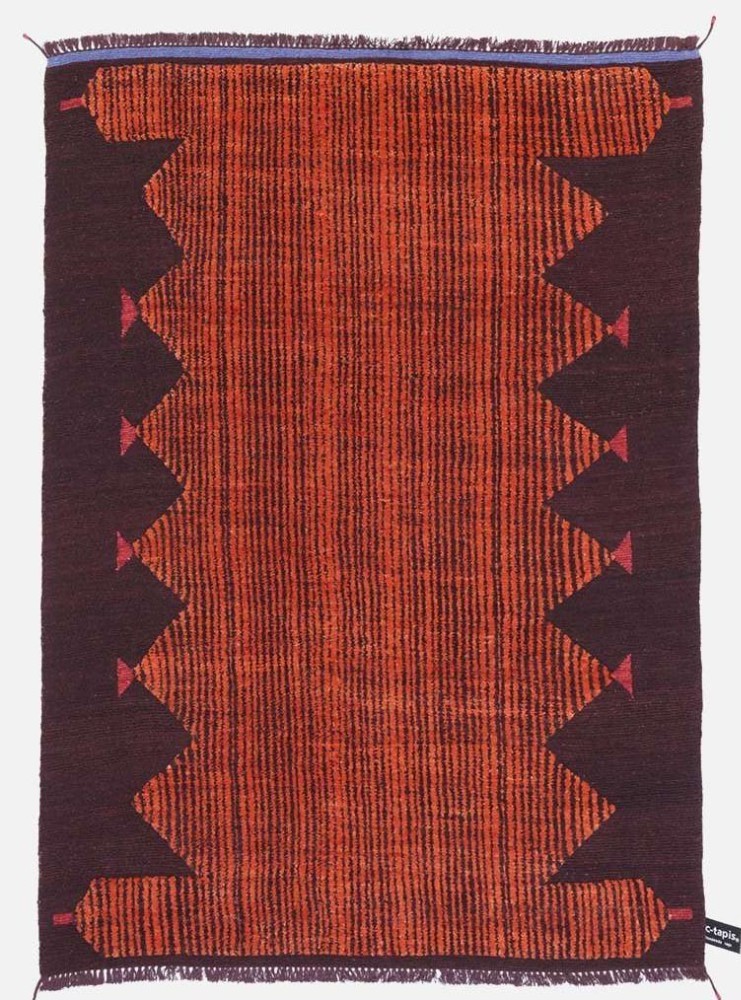 Primitive Weave 4 Rug - Rust