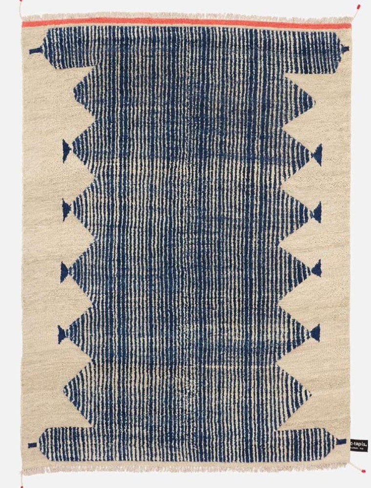 Primitive Weave 4 Rug - Blue