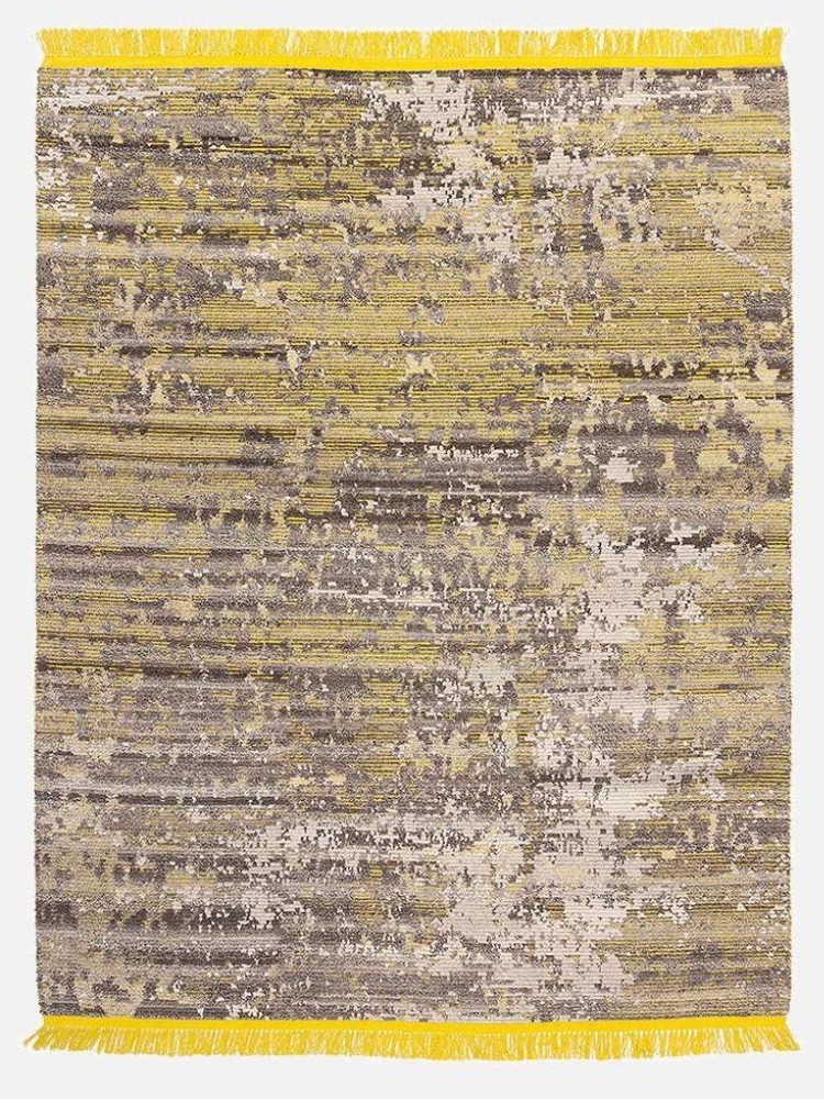 Oldie Dark Rug - Yellow