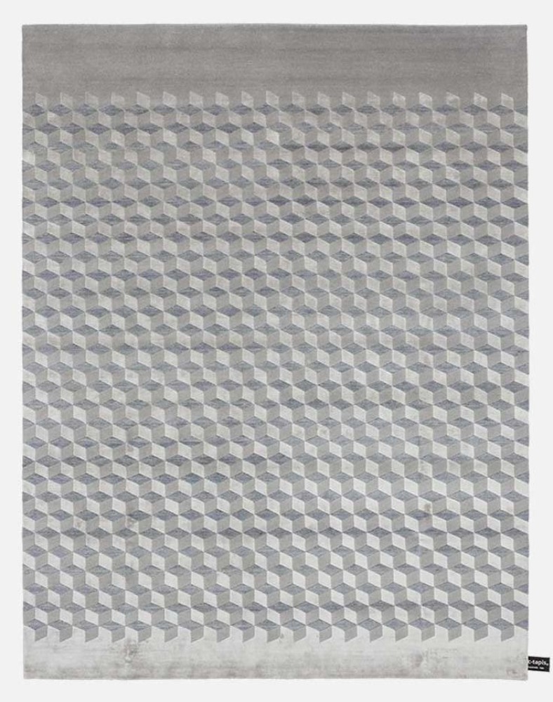 Mini Infini Soie Rug - Full Ice