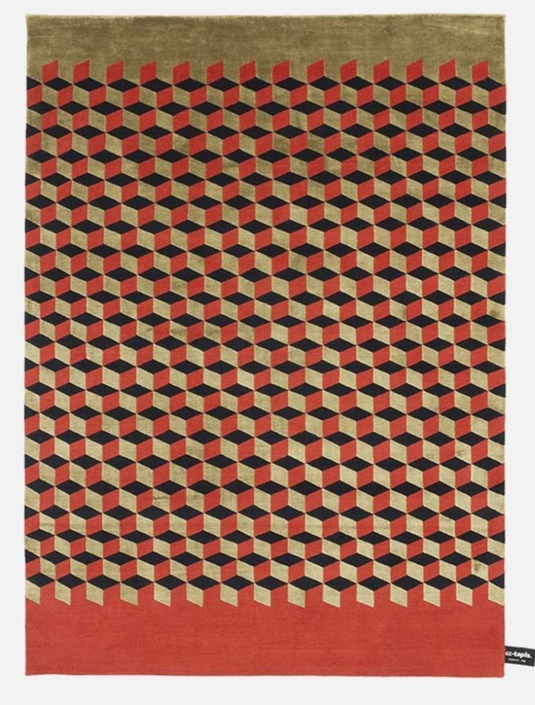 Mini Infini Soie Rug - Full Gold