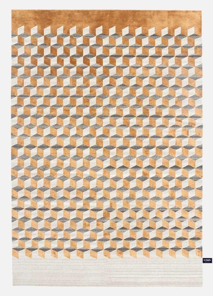 Mini Infini Soie Rug - Copper