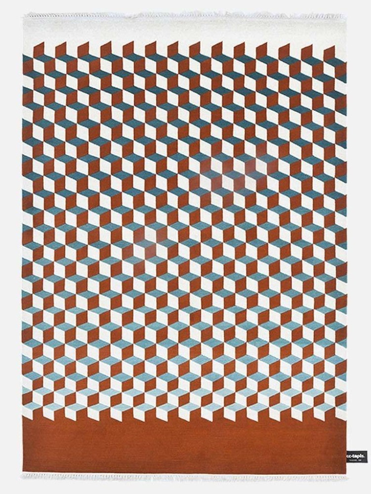 Mini Infini Rug - Rust