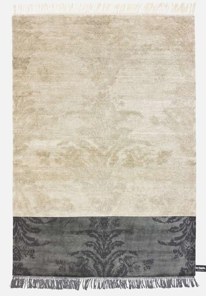 Dipped Damask Rug - Sleek