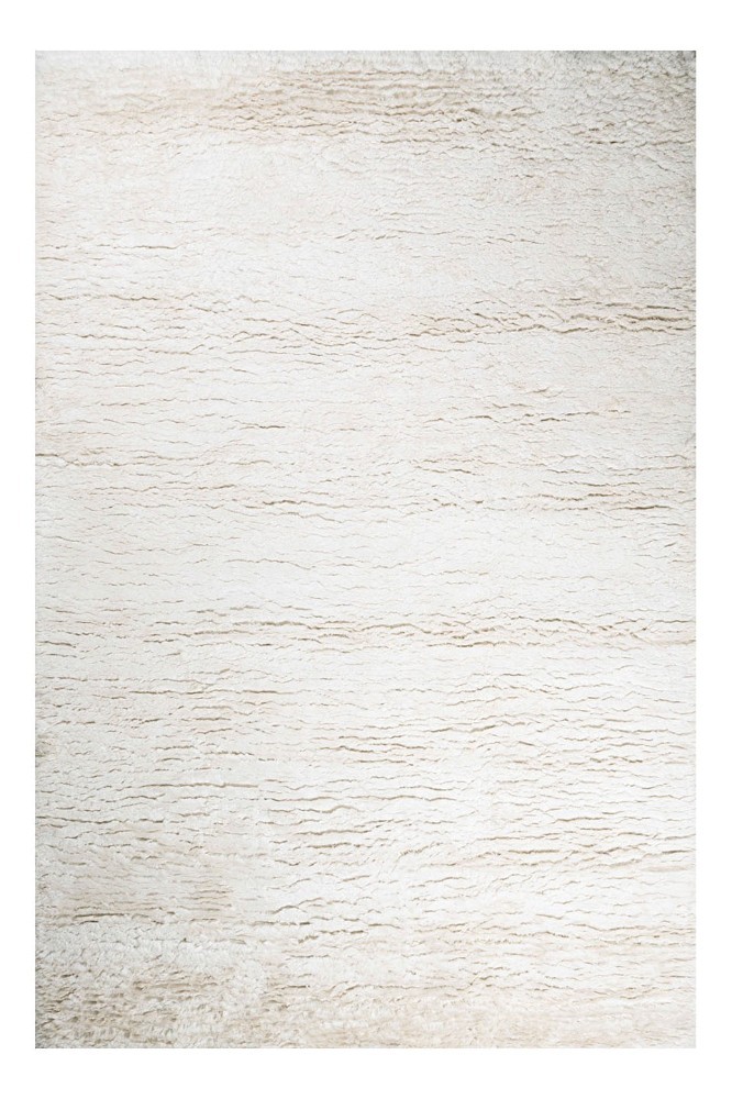 Handloom Cashmere Blend High Pile Natural