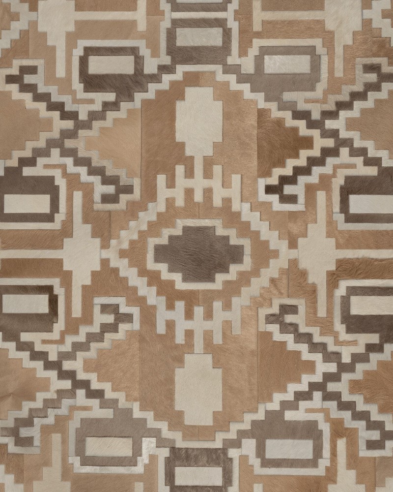 Cowhide carpet