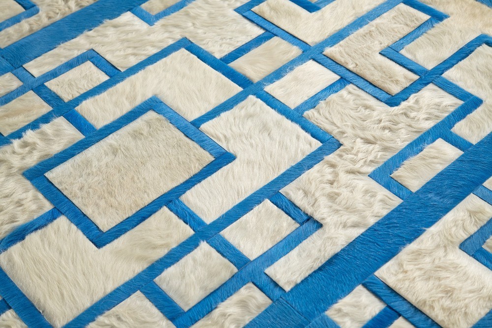 Cowhide carpet