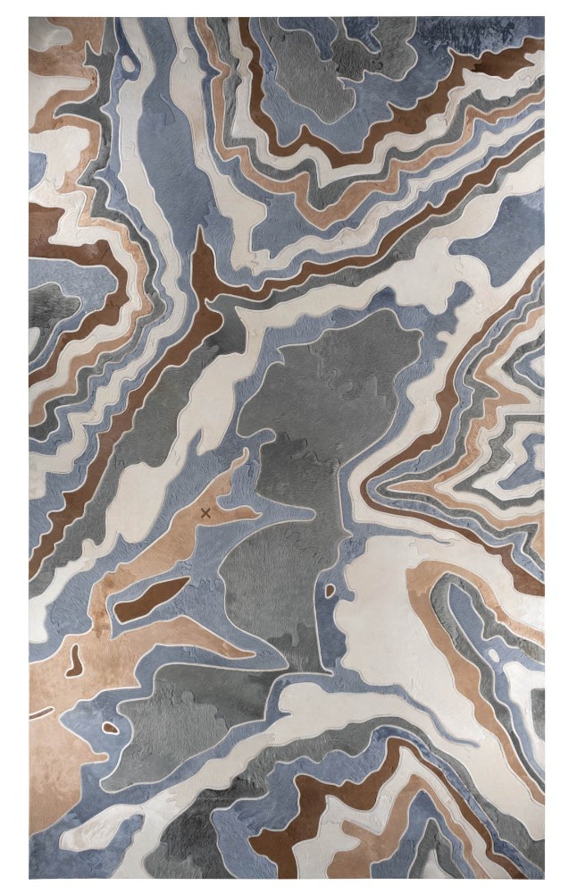 Cowhide carpet