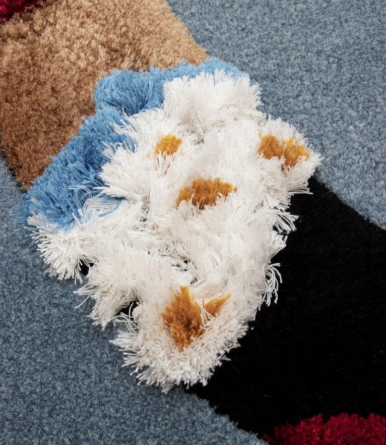 Designer round rug 