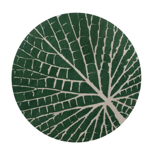 Designer round rug